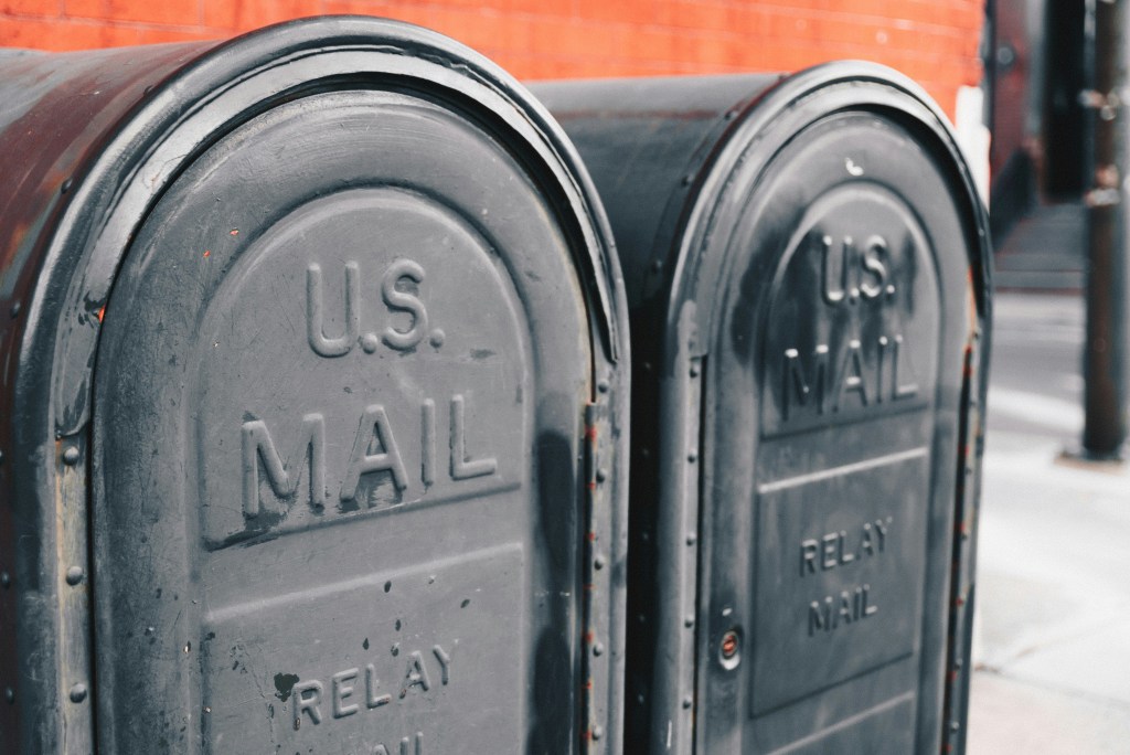 Mailboxes in front of homes targeted by real estate investors.