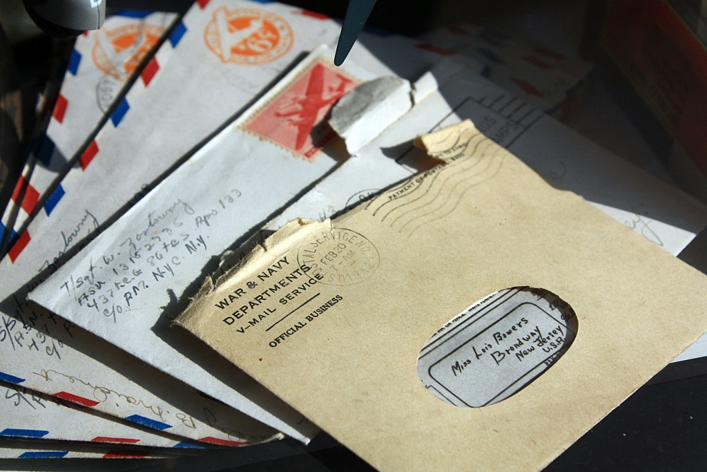 Variety of handwritten letters received by homeowner.